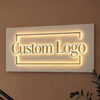 1 Custom 3D LED Backlit Metal Letters Sign – Large Illuminated Business Signage for Store & Company Outdoor Use