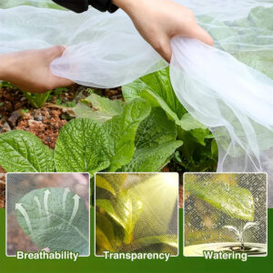 Garden Insect & Bird Protection Net | Fine Mesh Netting for Vegetables, Fruits & Crops – 78.74x196.85inch