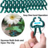 Reusable Plant Support Clips | Garden Vine Climbing Clamps for Tomato, Flower & Greenhouse Bracket