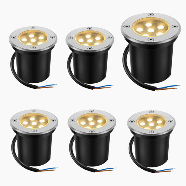 Underground Lamp 10W LED In Ground Well Light 110V 220V Warm White IP65 Waterproof Landscape Spotlight for Grden Step Path Tree