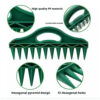 Manual Garden Seed Sower & Soil Tamper - Portable Row Packer and Dirt Compactor Tool for Seed Planting and Germination