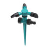 2 360-Degree Automatic Rotating Lawn Sprinkler - Three-Arm Rotary Garden Sprinkler Head for Yard Irrigation and Large Area Coverage