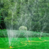 360-Degree Automatic Rotating Lawn Sprinkler System - Large Area Coverage Garden Irrigation Kit with Flexible Water Pipe Hose and Multi-Spray Options