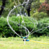 3 360-Degree Automatic Rotating Lawn Sprinkler - Three-Arm Rotary Garden Sprinkler Head for Yard Irrigation and Large Area Coverage