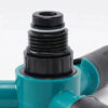 6 360-Degree Automatic Rotating Lawn Sprinkler - Three-Arm Rotary Garden Sprinkler Head for Yard Irrigation and Large Area Coverage