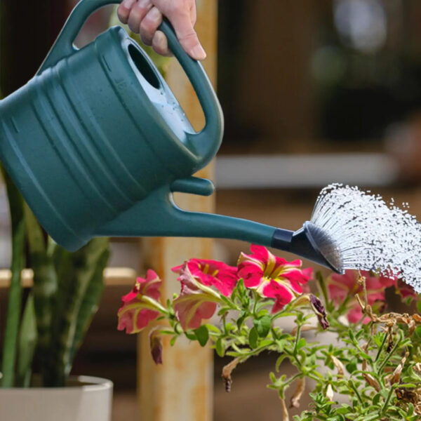 Long Spout Indoor and Outdoor Gardening Watering Can - Large Capacity ABS Water Pot with Ergonomic Handle for Houseplants, Flowers, and Yard Patio Care