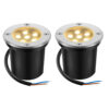 Underground Lamp 10W LED In Ground Well Light 110V 220V Warm White IP65 Waterproof Landscape Spotlight for Grden Step Path Tree