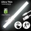 Wireless LED Motion Sensor Closet Light – USB Rechargeable Magnetic Under Cabinet Night Light