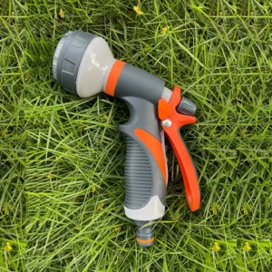 8-Pattern High-Pressure Hose Nozzle | Heavy-Duty Spray Gun for Garden & Car Wash