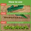 1xU9Sa28e1b4201384dd184a533f9614bd578S Manual Seed Spreader & Soil Puncher – Portable Gardening Seed Spacer & Soil Loosening Tool