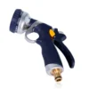 Heavy-Duty Zinc Alloy Hose Nozzle | 8-Pattern High-Pressure Water Spray Gun