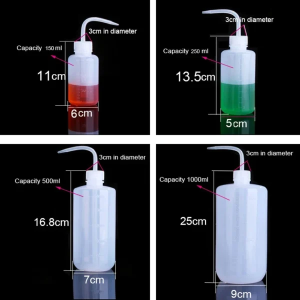 2 Precision Squeeze Watering Bottle | Curved Nozzle Drip Sprinkler for Succulents