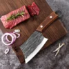 4" Hand-Forged Stainless Steel Mini Cleaver & Meat Boning Knife