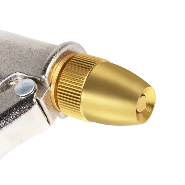 High-Pressure Brass Hose Nozzle | Heavy-Duty Zinc Alloy Metal Garden Spray Gun