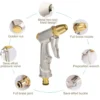 High-Pressure Brass Hose Nozzle | Heavy-Duty Zinc Alloy Metal Garden Spray Gun