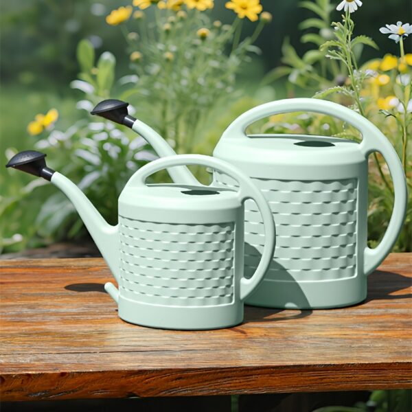 Ergonomic Long-Spout Watering Can with Detachable Rose Sprinkler – Large Capacity Heavy-Duty Garden Watering Pot for Indoor & Outdoor Plants