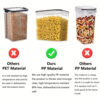 7-Piece Airtight Food Storage Container Set | BPA-Free Pantry Organizers