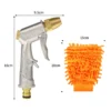 High-Pressure Brass Hose Nozzle | Heavy-Duty Zinc Alloy Metal Garden Spray Gun