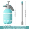 2L Portable Hand Pressure Garden Pump Sprayer with Extended Wand Nozzle
