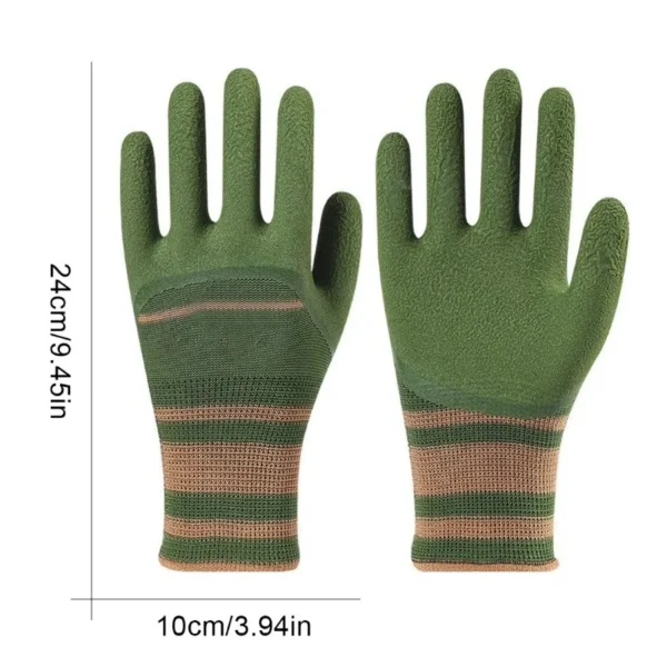 Thorn-Proof Gardening Gloves | Anti-Slip Rubber Coated Pruning Gloves