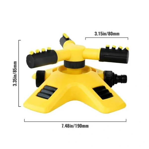 6 360-Degree Rotating Lawn Sprinkler | Automatic Yard & Garden Water Irrigation