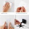360° Rotating Wall Hook | No-Drilling Seamless Kitchen & Bathroom Storage Rack