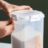 Airtight Bread Loaf Storage Container | Clear Countertop Keeper Box