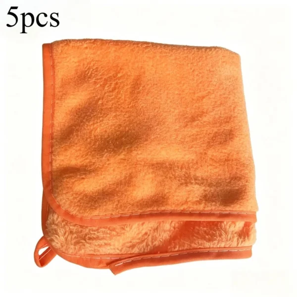 88c1S1637905318c3498388fb3c4f5eeae648a Ultra-Soft Microfiber Cleaning Cloths | Quick-Drying Double-Layer Towels for Windows, Mirrors, Kitchen & Bathroom