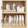Expandable Pan & Pot Lid Rack | Adjustable Carbon Steel Cookware Organizer