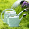 Ergonomic Long-Spout Watering Can with Detachable Rose Sprinkler – Large Capacity Heavy-Duty Garden Watering Pot for Indoor & Outdoor Plants