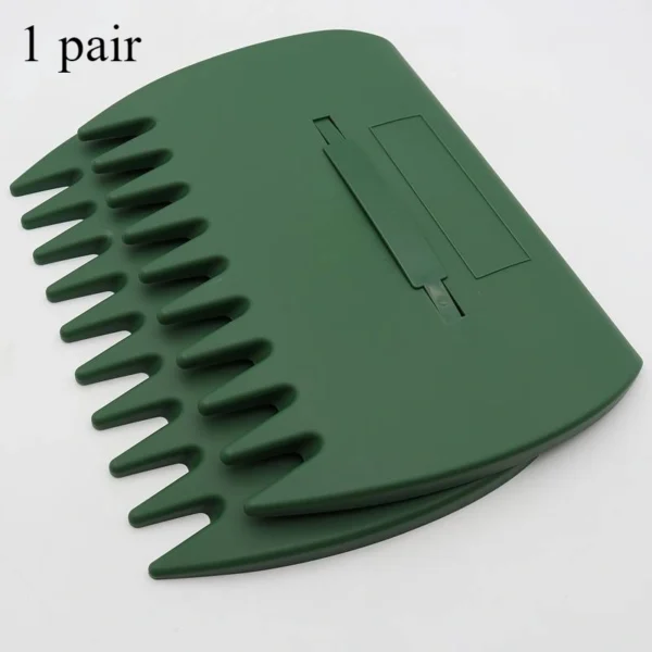 Ergonomic Garden Leaf Scoops | Heavy-Duty Lawn & Yard Cleanup Claws (1 Pair)