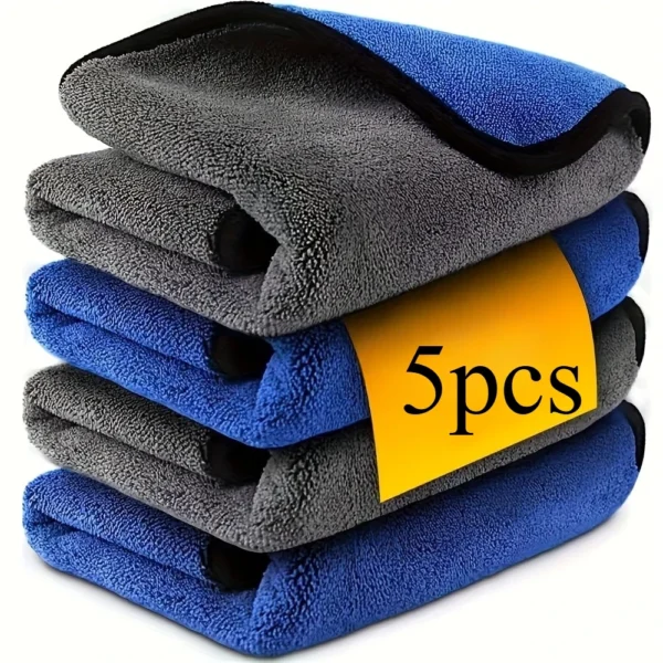 YO8BSf5d9c370a45c499d9e767e42f68c0540h Ultra-Soft Microfiber Cleaning Cloths | Quick-Drying Double-Layer Towels for Windows, Mirrors, Kitchen & Bathroom