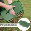 Ergonomic Garden Leaf Scoops | Heavy-Duty Lawn & Yard Cleanup Claws (1 Pair)