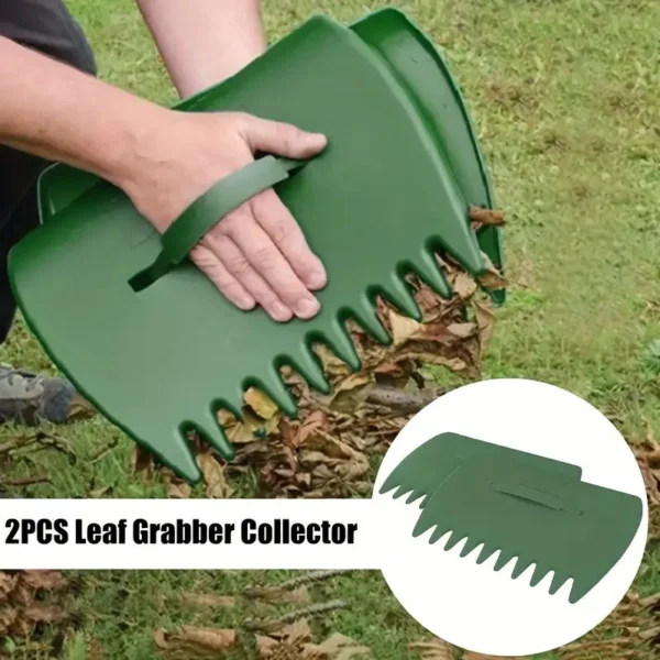 Ergonomic Garden Leaf Scoops | Heavy-Duty Lawn & Yard Cleanup Claws (1 Pair)