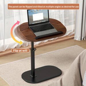 e0e5cff8-3e69-45ca-9c38-dd17afb670f2 Mobile Adjustable Laptop Table - Ergonomic Free-Lifting Stand and Height-Adjustable Side Desk for Home Office, Bedside, Sofa, and Couch (45cm to 80cm Overbed Table)