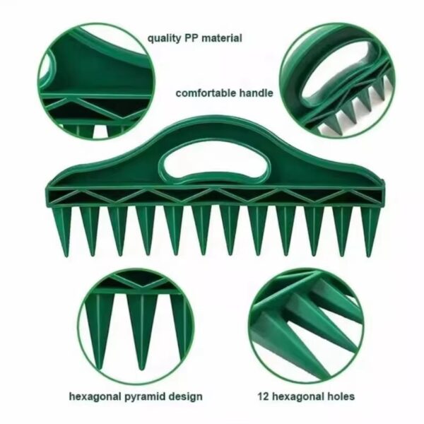 eXitS8645cf6af6c1484c9f45b9947b77446ab Manual Seed Spreader & Soil Puncher – Portable Gardening Seed Spacer & Soil Loosening Tool