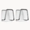 2-Pack Stainless Steel Sink Sponge Holder | Self-Adhesive Wall Drying Rack Hook