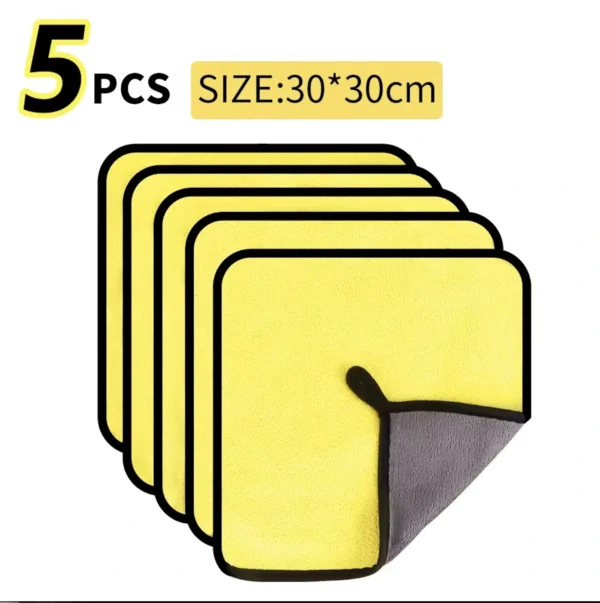 gyzSS470a8297e71f46aea41d405bc36e0069L Ultra-Soft Microfiber Cleaning Cloths | Quick-Drying Double-Layer Towels for Windows, Mirrors, Kitchen & Bathroom