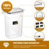 7-Piece Airtight Food Storage Container Set | BPA-Free Pantry Organizers