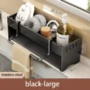 Stainless Steel Kitchen Sink Caddy Organizer | Multi-Functional Sponge Holder, Dish Soap & Rag Drain Rack