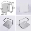 2-Pack Stainless Steel Sink Sponge Holder | Self-Adhesive Wall Drying Rack Hook