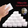 100 Pcs Extra Dense Magic Melamine Sponge Eraser Set