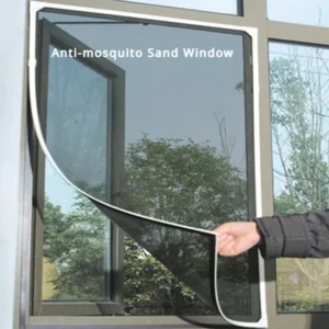1 DIY Adjustable Window Insect Screen – Self-Adhesive Mesh Mosquito Net for Home & Garden