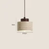 Natural Travertine Stone Pendant Light - Wabi-Sabi Modern Hanging Ceiling Fixture for Bedside & Dining