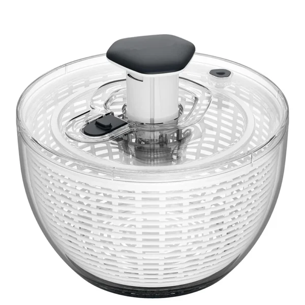 1 6.3 QT Large Salad Spinner | One-Push Easy Lettuce Dryer & Washer