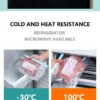 10 Reusable Stand-Up Slider Storage Bags - Leakproof Freezer & Food Organizer Pouches