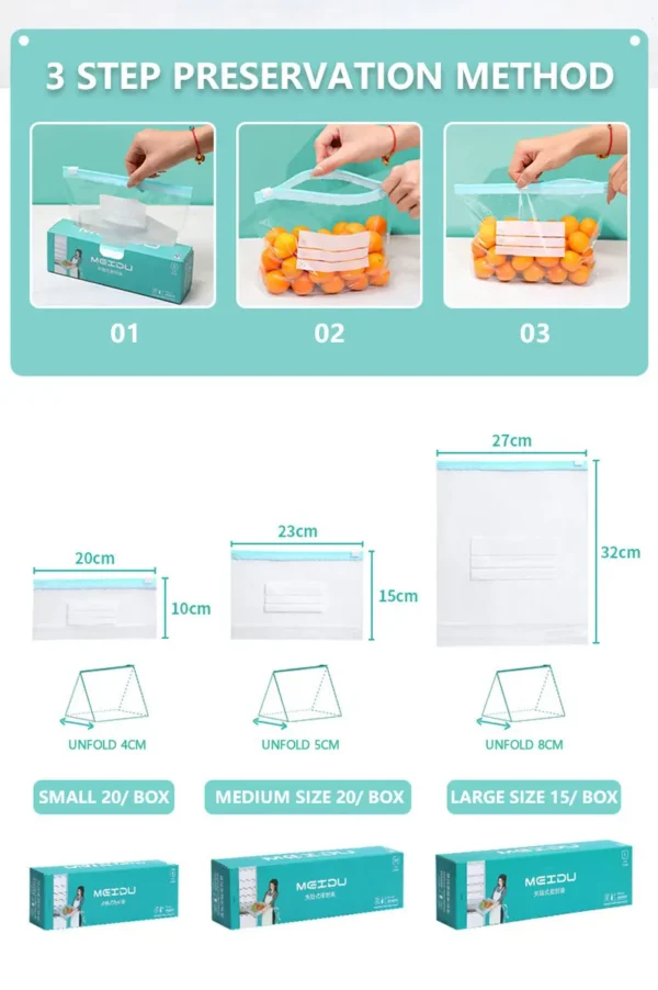11 Reusable Stand-Up Slider Storage Bags - Leakproof Freezer & Food Organizer Pouches
