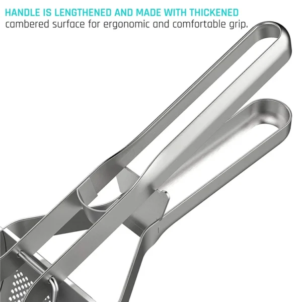 Stainless Steel Potato Ricer & Heavy-Duty Food Press