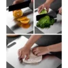 304 Stainless Steel Cutting Board with Handle – Hygienic Dual-Sided Prep Board