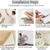 3D Self-Adhesive Brick Wall Roll - Waterproof Peel and Stick Foam Wallpaper